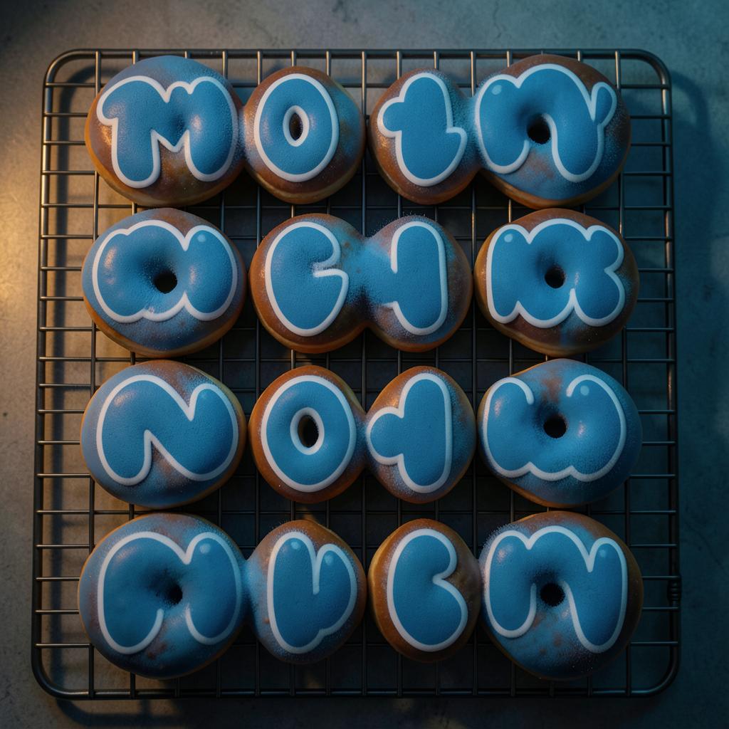 Throw-up donuts — One throw-up, twelve donuts