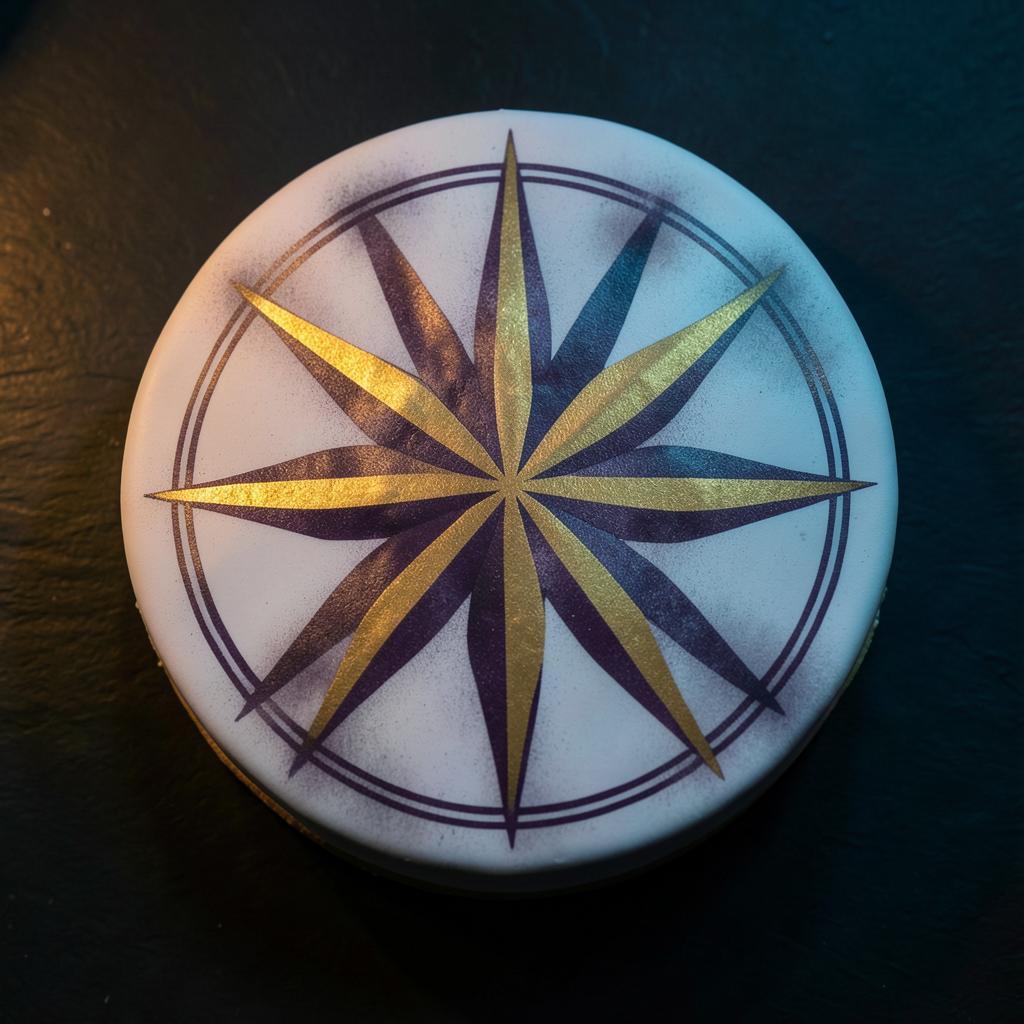 Deco sunburst — Sunburst, two colours
