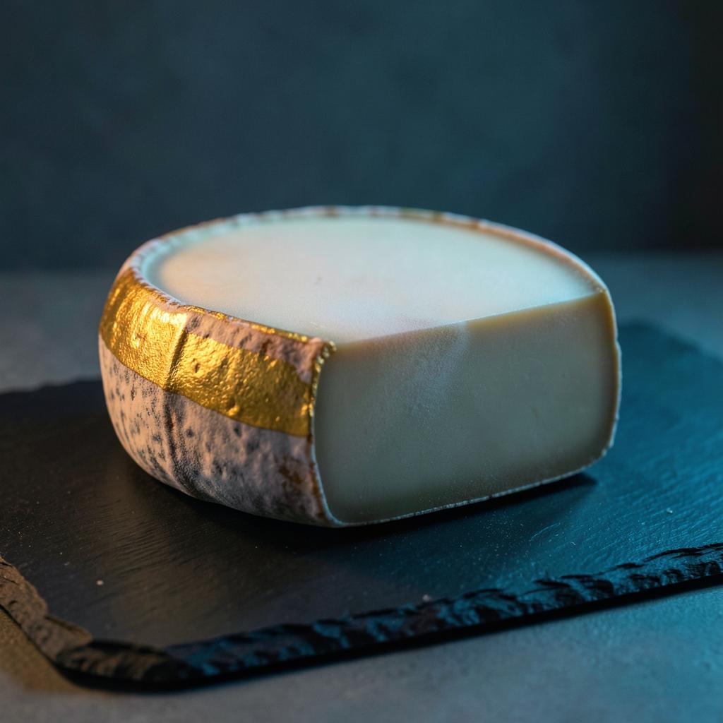 Gilded cheese — Gold on the rind