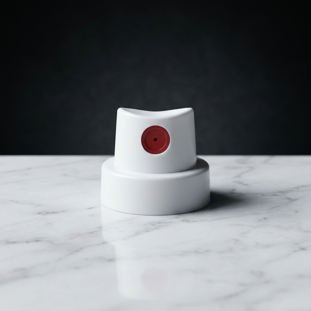 Say Hello Flood nozzle on a marble table